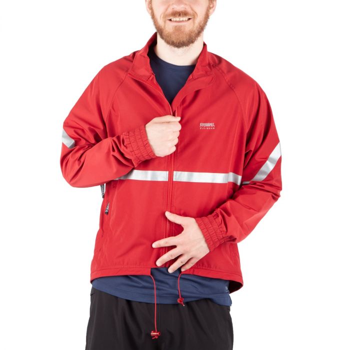 Running room unisex jacket with pocket